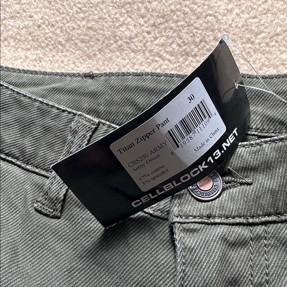 Cellblock 13 Men’s Titan Zipper Pant - Picture 3 of 6